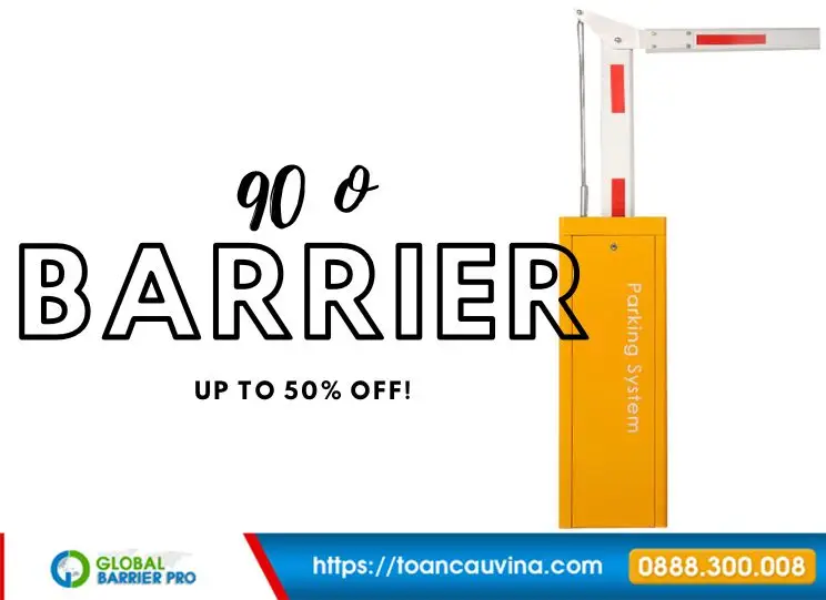 Barrier gập 90°