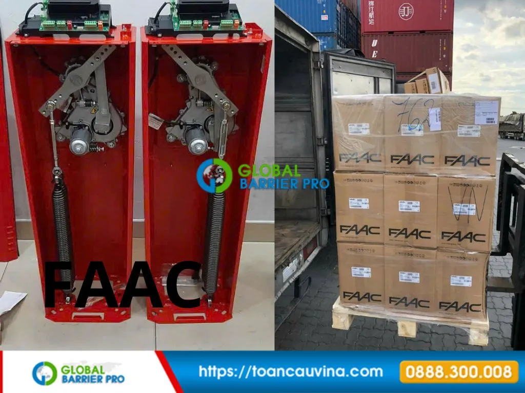 Barrier FAAC 615 Rapid chính hãng cho lối vào cần mở nhanh 9 Chi tiet ky thuat barrier FAAC 615 Rapid