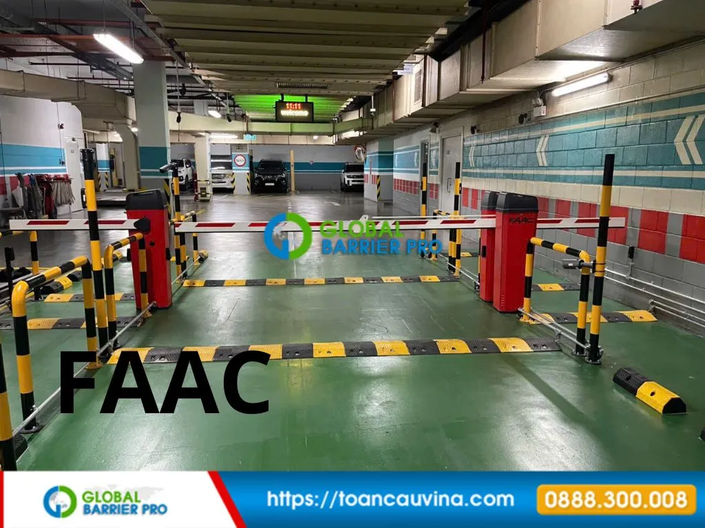 Barrier FAAC 615 Rapid chính hãng cho lối vào cần mở nhanh 11 Hinh minh hoa barrier FAAC 615 Rapid so 4