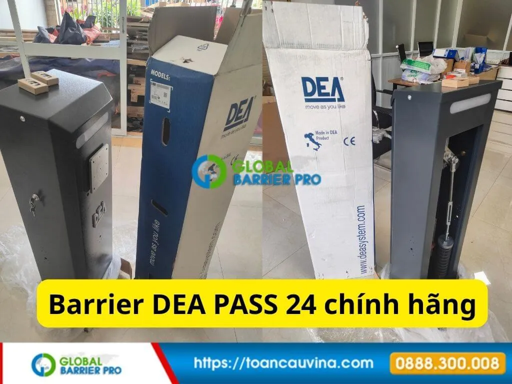 Barrier DEA PASS 24 chính hãng – giải pháp phù hợp cho công trình cần vận hành ổn định 10 Barrier DEA PASS 24 kèm thùng hàng chính hãng DEA
