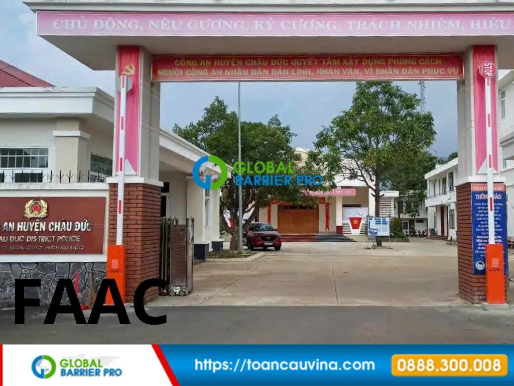 Barrier FAAC 615 Standard chính hãng cho công trình vận hành ổn định 7 Barrier FAAC 615 Standard hinh tong the san pham FAAC