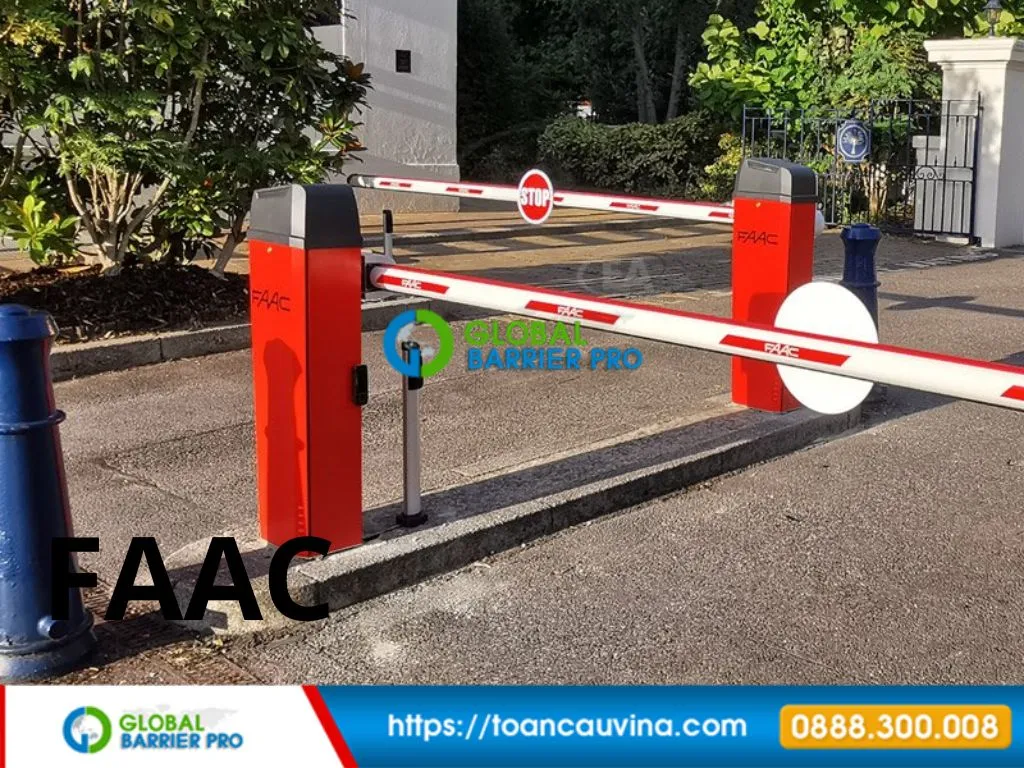 Barrier FAAC 620 Rapid chính hãng cho làn xe tốc độ cao 19 Hinh minh hoa barrier FAAC B680 so 6