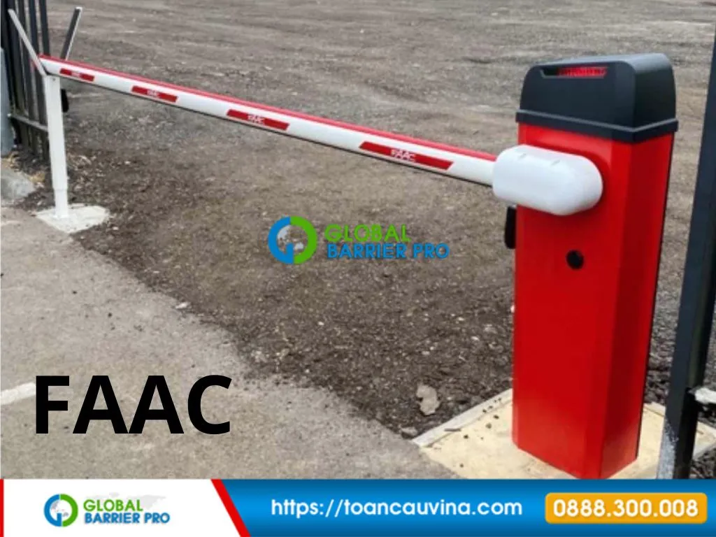 Barrier FAAC 620 Rapid chính hãng cho làn xe tốc độ cao 17 Chi tiet ky thuat barrier FAAC B680H
