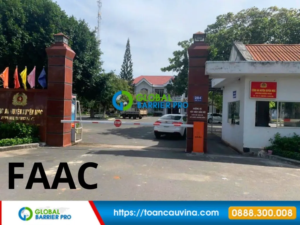 Barrier FAAC B680 chính hãng cho công trình lưu lượng cao 15 Barrier FAAC B680 lap dat tai cong trinh thuc te