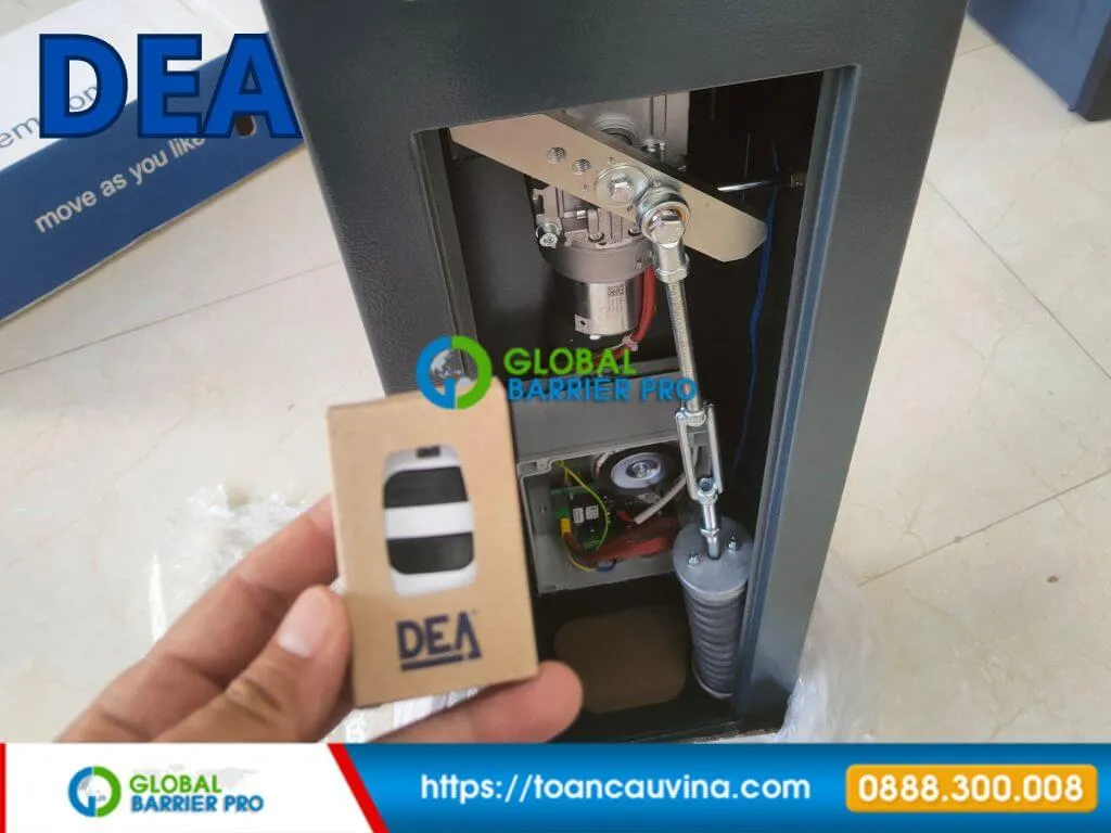 Barrier DEA Stop 24 chính hãng – giải pháp phù hợp cho công trình cần vận hành ổn định 6 Cơ cấu truyền động bên trong barrier DEA Stop 24