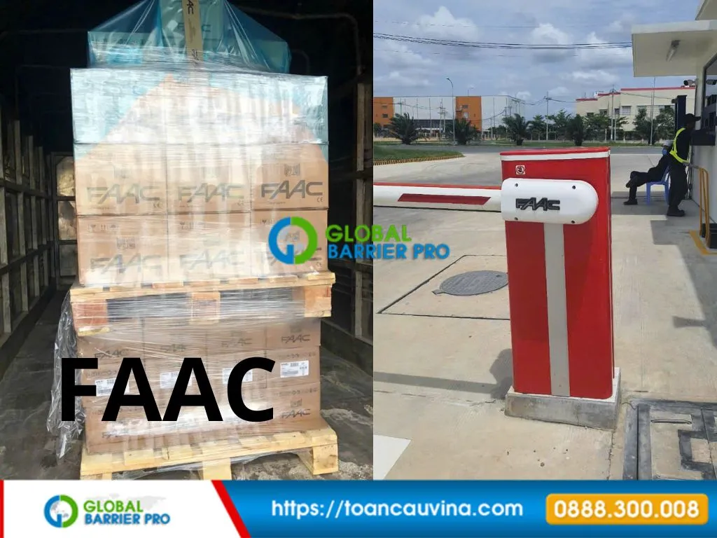Barrier FAAC 620 Rapid chính hãng cho làn xe tốc độ cao 27 Barrier FAAC 620 Rapid hinh tong the san pham FAAC
