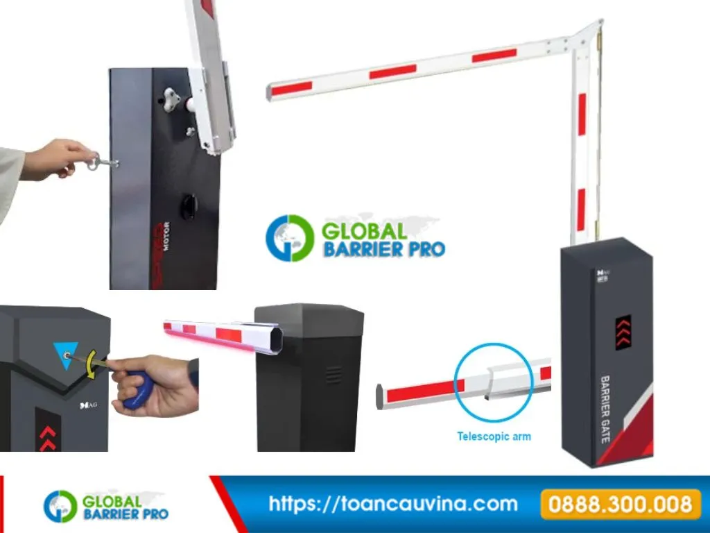 Barrier MAG BG657_90 Malaysia cho basement cần gập 90° 3 Barrier MAG BG657_90 hinh anh san pham MAG phu hop kieu tay can