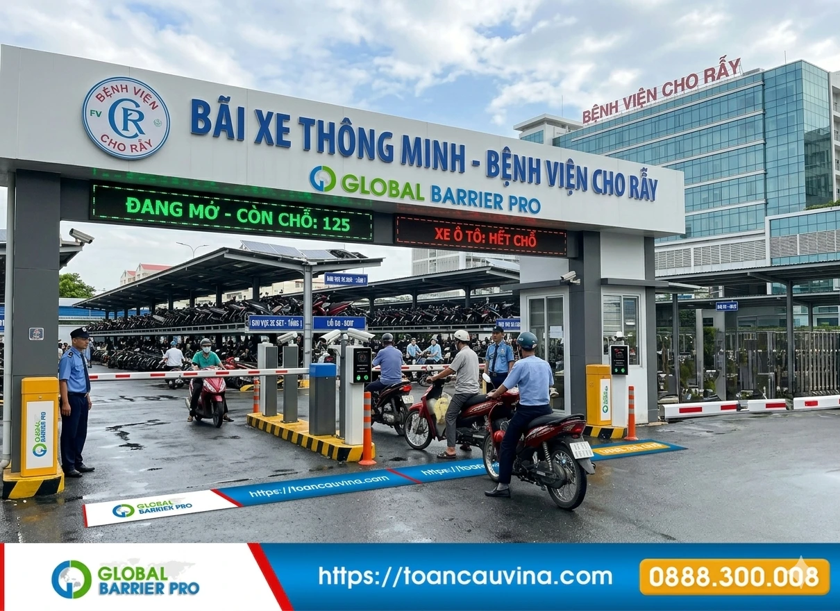 Bãi xe thông minh cho bệnh viện 11 Mô hình mô phỏng bãi xe bệnh viện