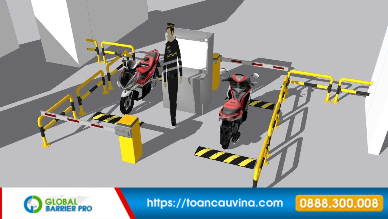 Bãi xe thông minh cho bệnh viện 9 Vẽ 3D mô phỏng bãi xe bệnh viện