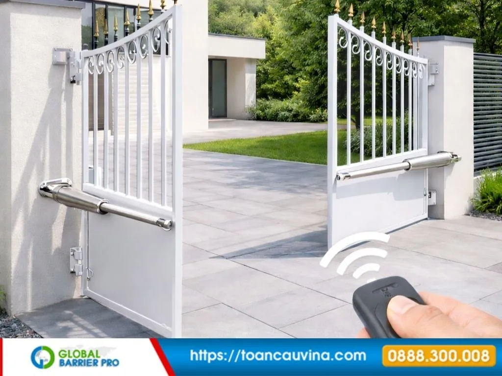 Báo giá cổng tự động cánh tay đòn 2026 mới nhất 63 1 6