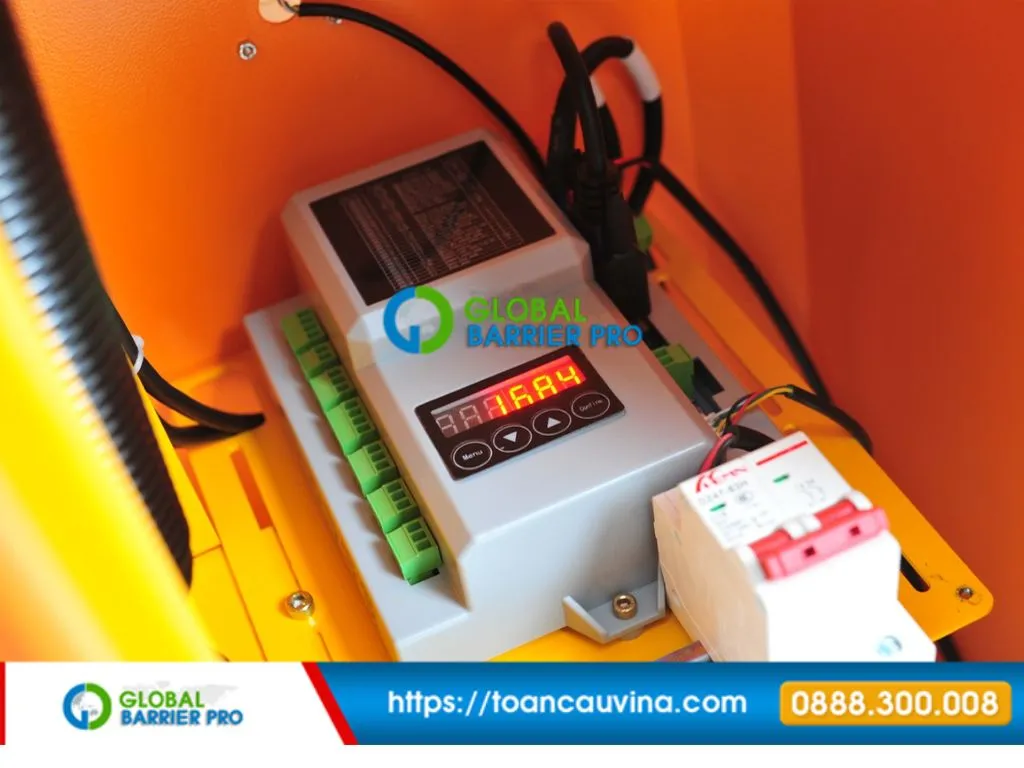 Barrier tay gập Wonsun DZ-125_90 cho tầng hầm trần thấp 5 Barrier tay gập Wonsun DZ-125_90 cho tầng hầm trần thấp hình thực tế 1