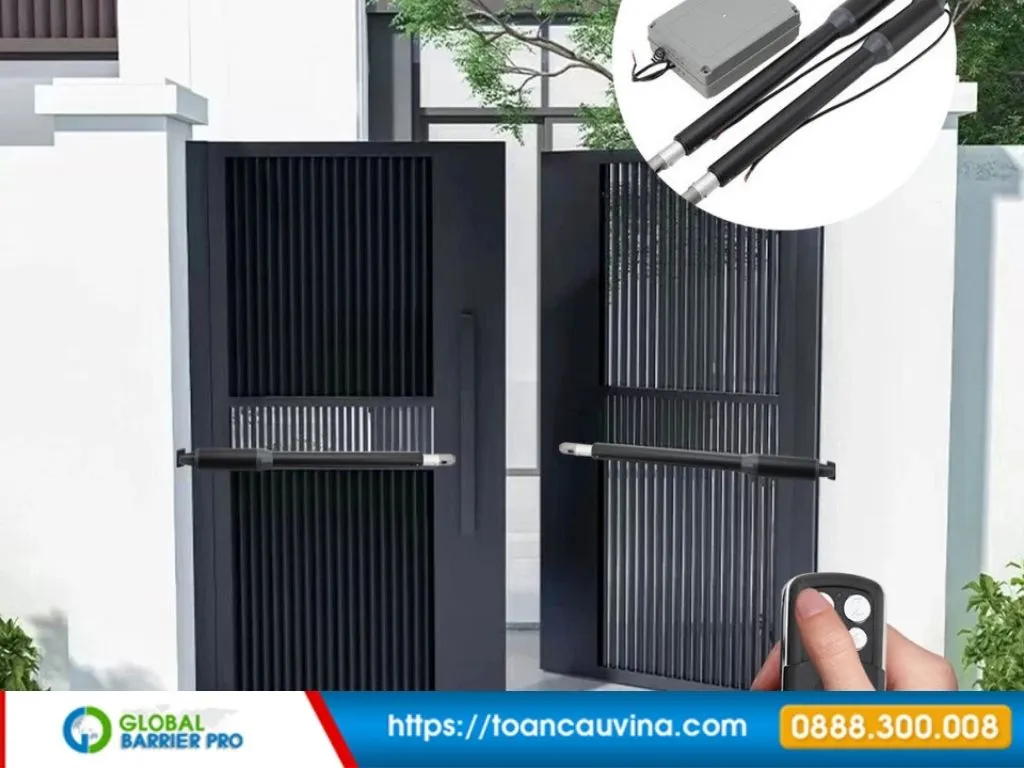 Giá motor cổng mở 2 cánh, 4 cánh mới nhất 2026 - hình minh họa thực tế 5