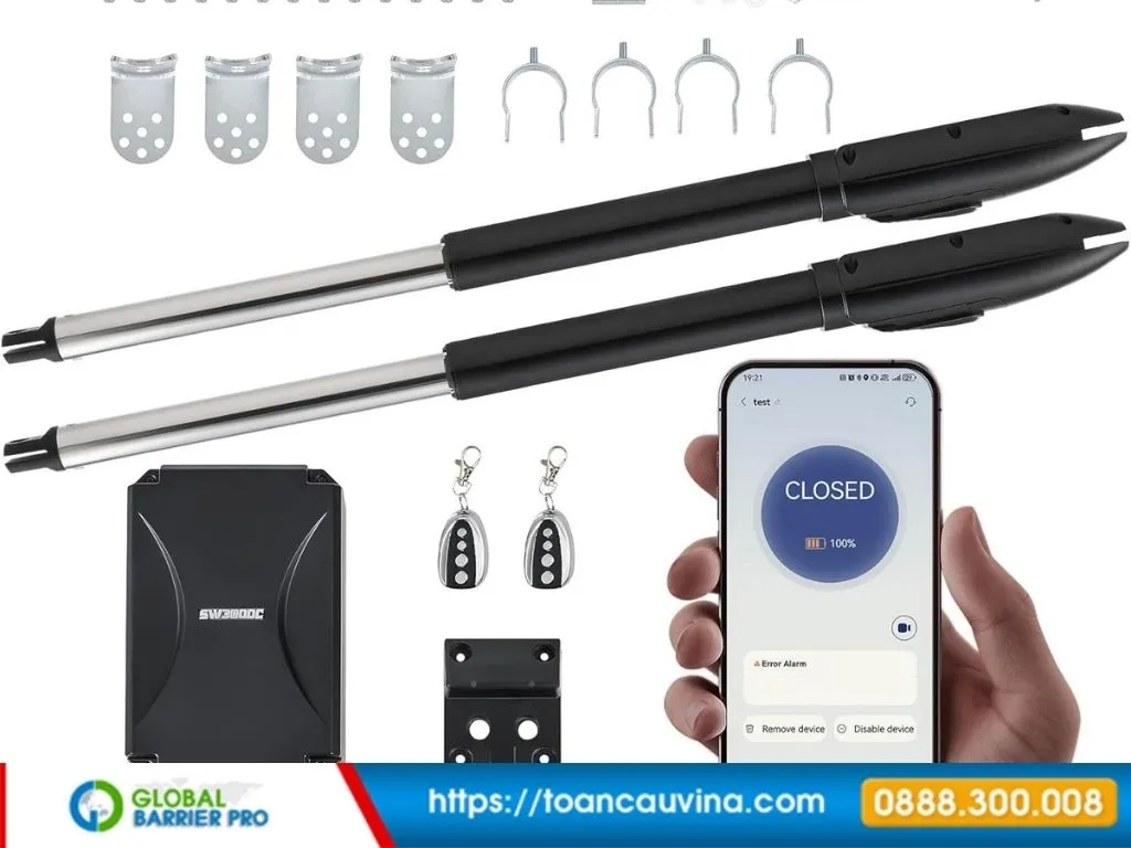 Motor cánh tay đòn Beninca, Dea, BFT nên chọn hãng nào - hình minh họa thực tế 3