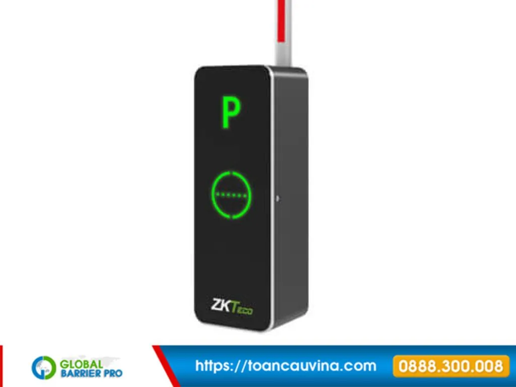 Barrier ZKTeco BG1045 cho bãi xe và cổng kiểm soát ra vào 3 Barrier ZKTeco BG1045 thực tế minh họa
