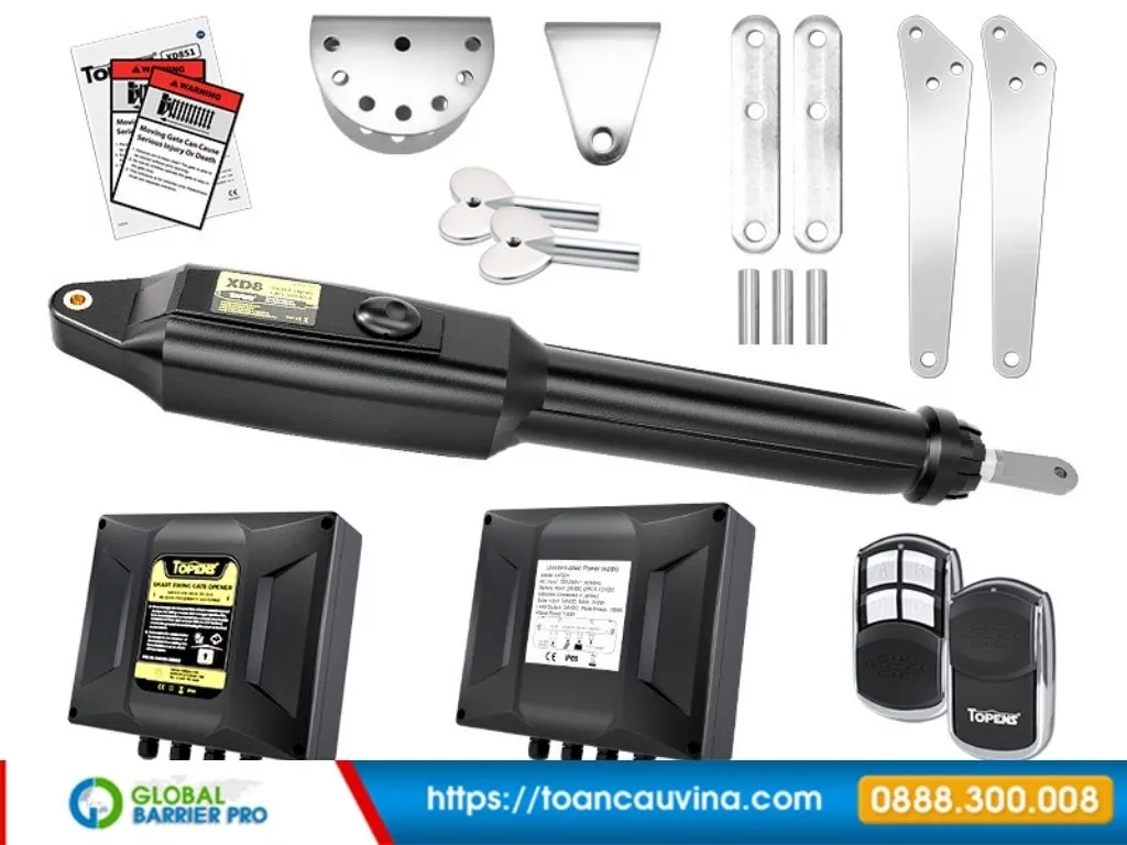 So sánh motor cánh tay đòn và motor âm sàn nên chọn loại nào - hình minh họa thực tế 3