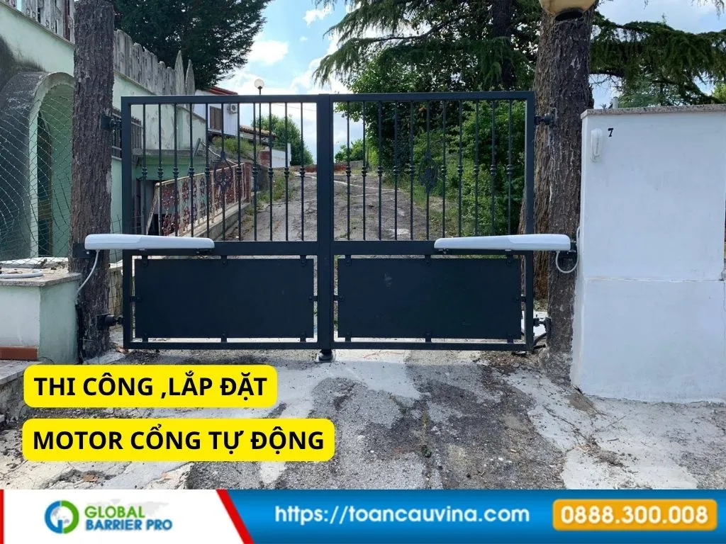 Báo giá cổng tự động cánh tay đòn 2026 mới nhất 58 33 4