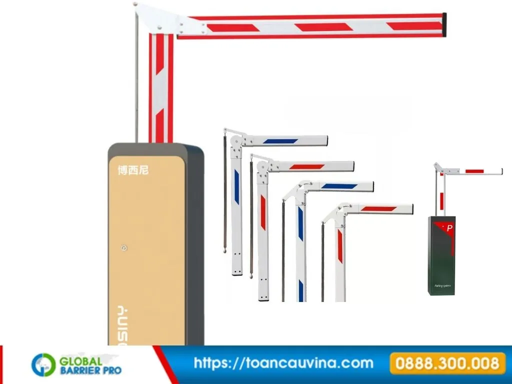 Barrier gập Hikvision báo giá và lắp đặt thực tế 2026 11 Barrier gập Hikvision báo giá và lắp đặt thực tế 2026 - nhiều cấu hình tay cần gập để chọn model