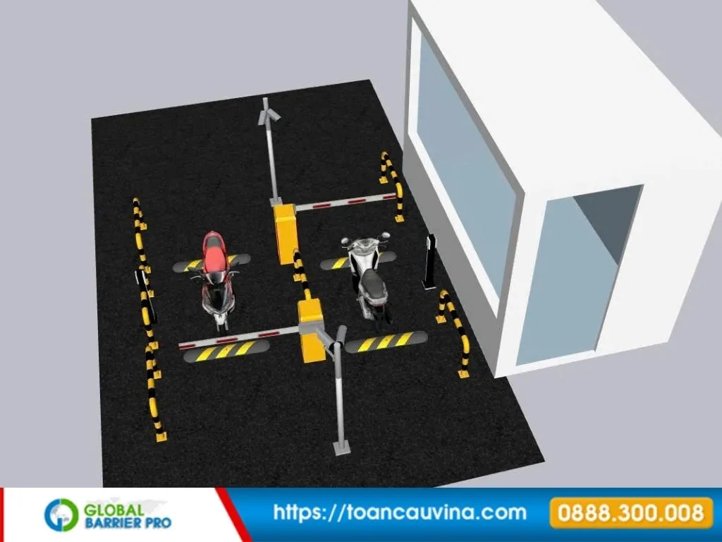 Lắp đặt barie tại Kiên Giang: Giải pháp kiểm soát xe ra vào phù hợp từng công trình 10 Lắp đặt barie tại Kiên Giang - barie cho khu gửi xe máy phù hợp khu du lịch, bãi xe, khu dân cư và công trình dịch vụ