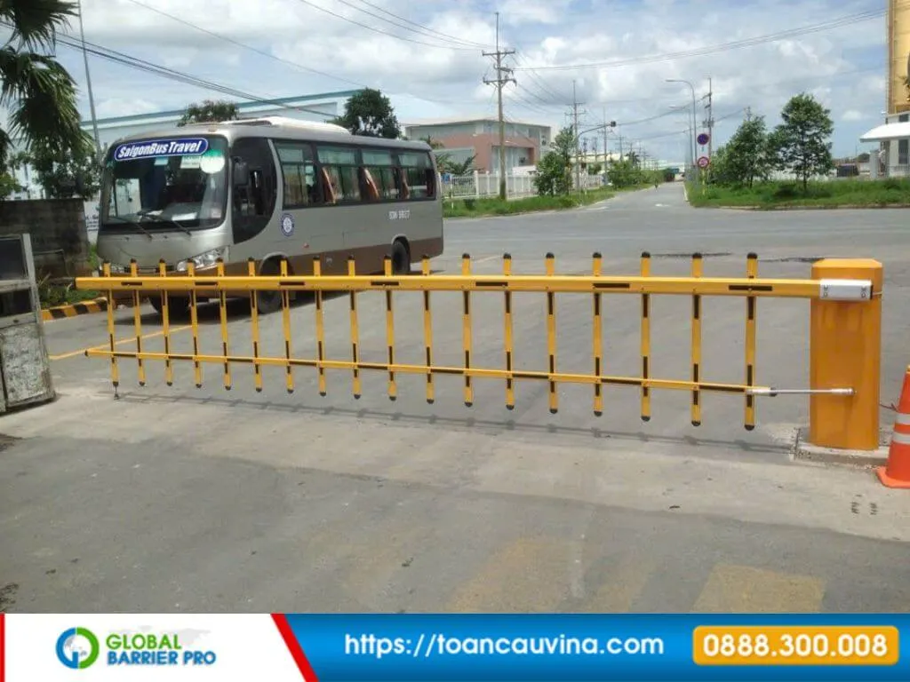 Case study lắp barrier cho nhà máy tại Bình Dương: Giải pháp kiểm soát xe ra vào chuyên nghiệp 13 Barrier cần thẳng 6m cho xe container nhà máy công nghiệp - tải trọng cao