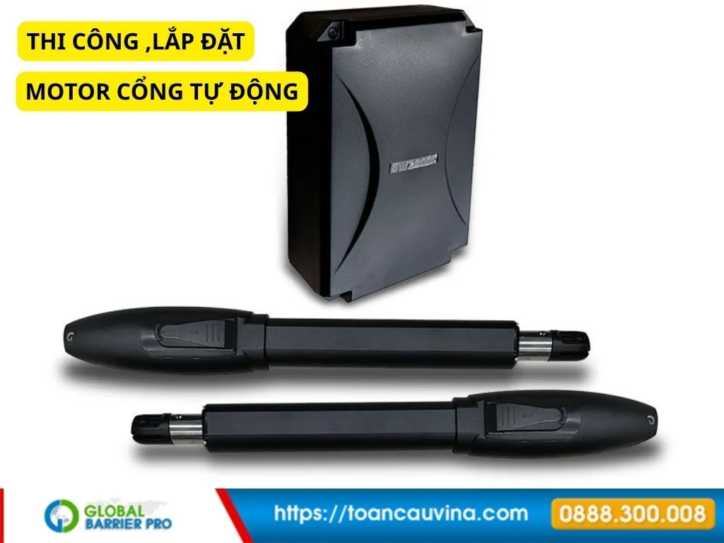 Cách lắp motor cánh tay đòn cho cổng 4 cánh đúng kỹ thuật 23 Cách lắp motor cánh tay đòn cho cổng 4 cánh đúng kỹ thuật - hình minh họa thực tế 3