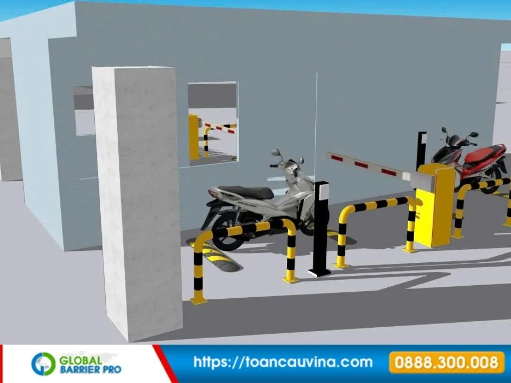 Lắp đặt barie tại Kiên Giang: Giải pháp kiểm soát xe ra vào phù hợp từng công trình 13 Lắp đặt barie tại Kiên Giang - mô hình bố trí barie và rào chắn phù hợp khu du lịch, bãi xe, khu dân cư và công trình dịch vụ