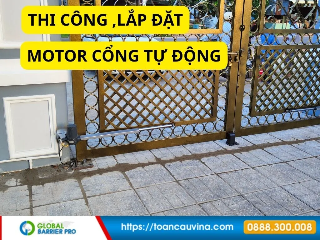 Báo giá cổng tự động cánh tay đòn 2026 mới nhất 46 51 3