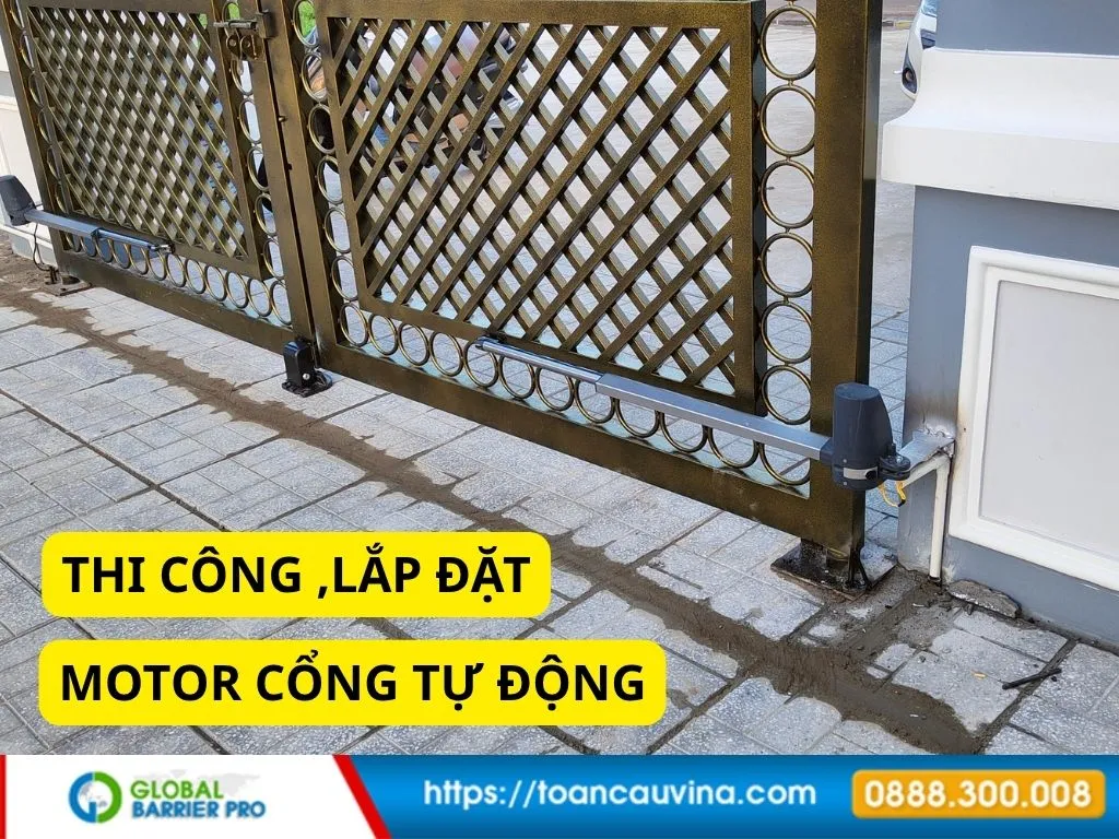 Sơ đồ đấu nối mạch điều khiển cổng tay đòn cơ bản 23 Sơ đồ đấu nối mạch điều khiển cổng tay đòn cơ bản - hình minh họa thực tế 3