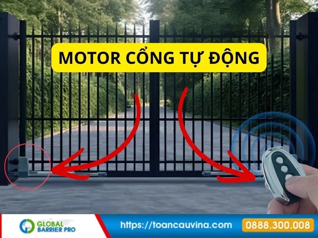 Báo giá cổng tự động cánh tay đòn 2026 mới nhất 60 7 6
