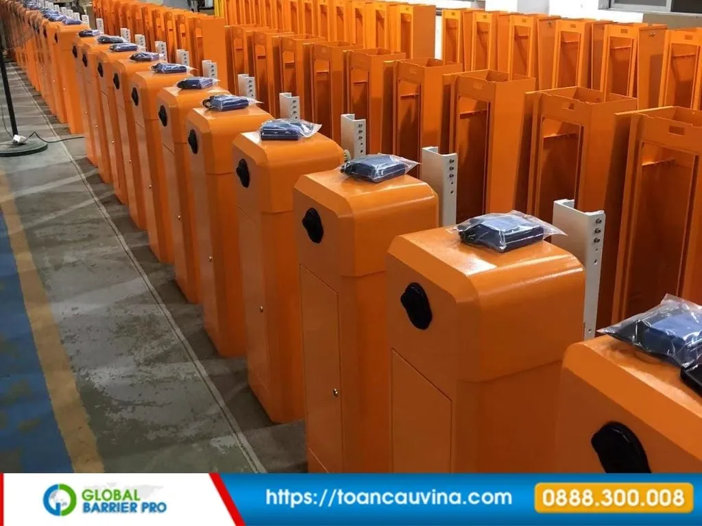Hình barie tự động công trình thực tế số 1