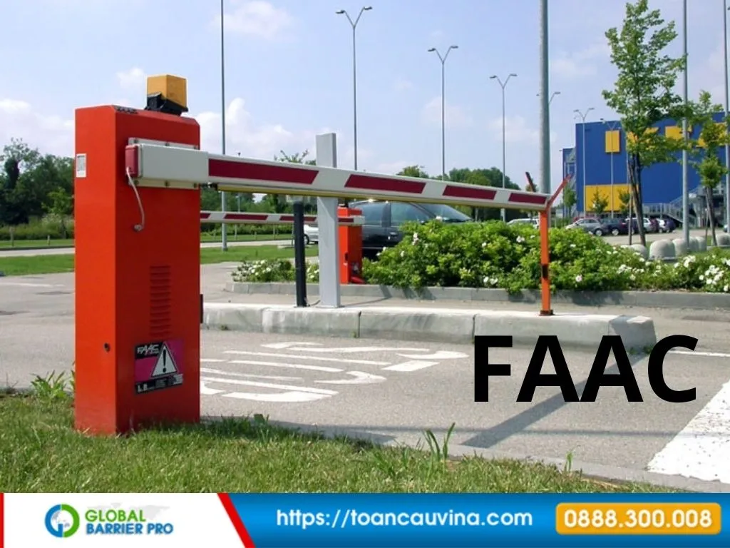 Báo giá barie FAAC Italia cao cấp 11 Barie faac ngoài trời cho cổng ra vào minh họa cho bài viết barie FAAC Italia cao cấp