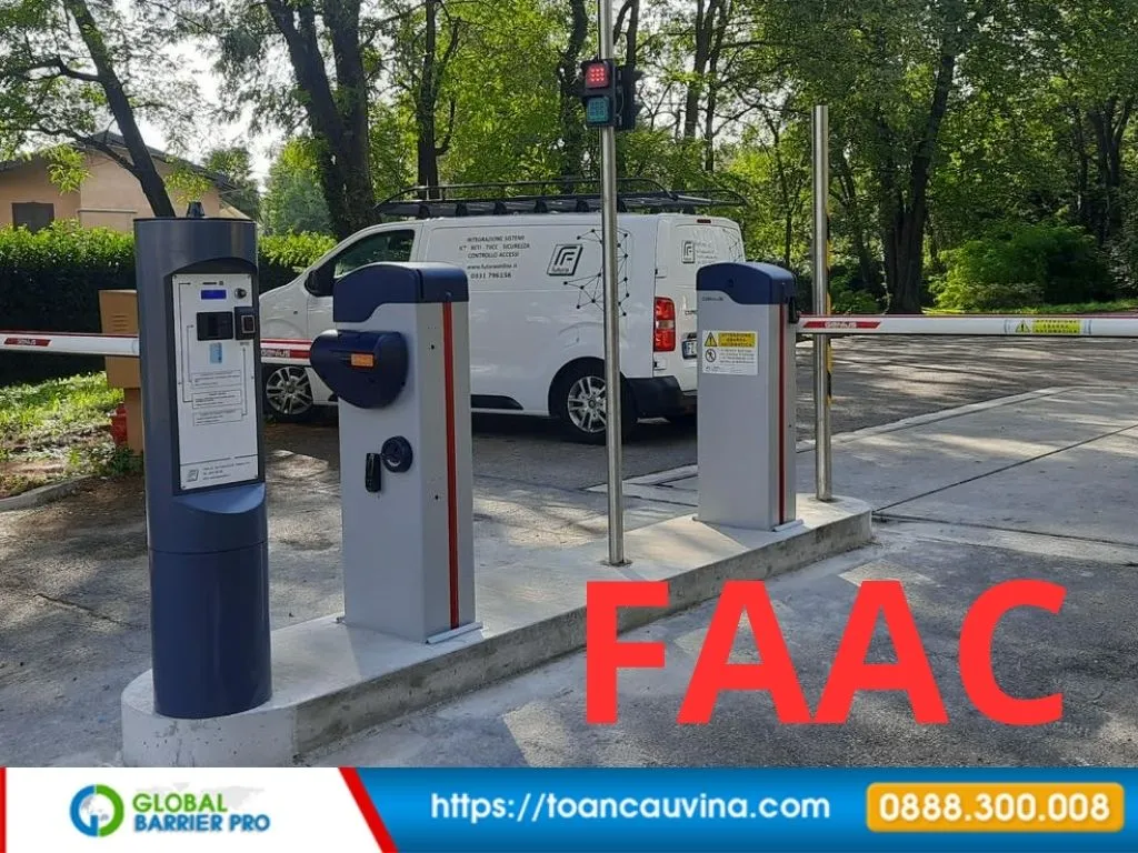 Báo giá barie MAG Malaysia 2026 11 Thân barie mag có đèn led hiển thị minh họa cho bài viết barie MAG Malaysia