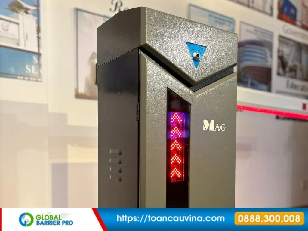 Báo giá barie MAG Malaysia 2026 12 Cận cảnh thân barie mag cao cấp minh họa cho bài viết barie MAG Malaysia