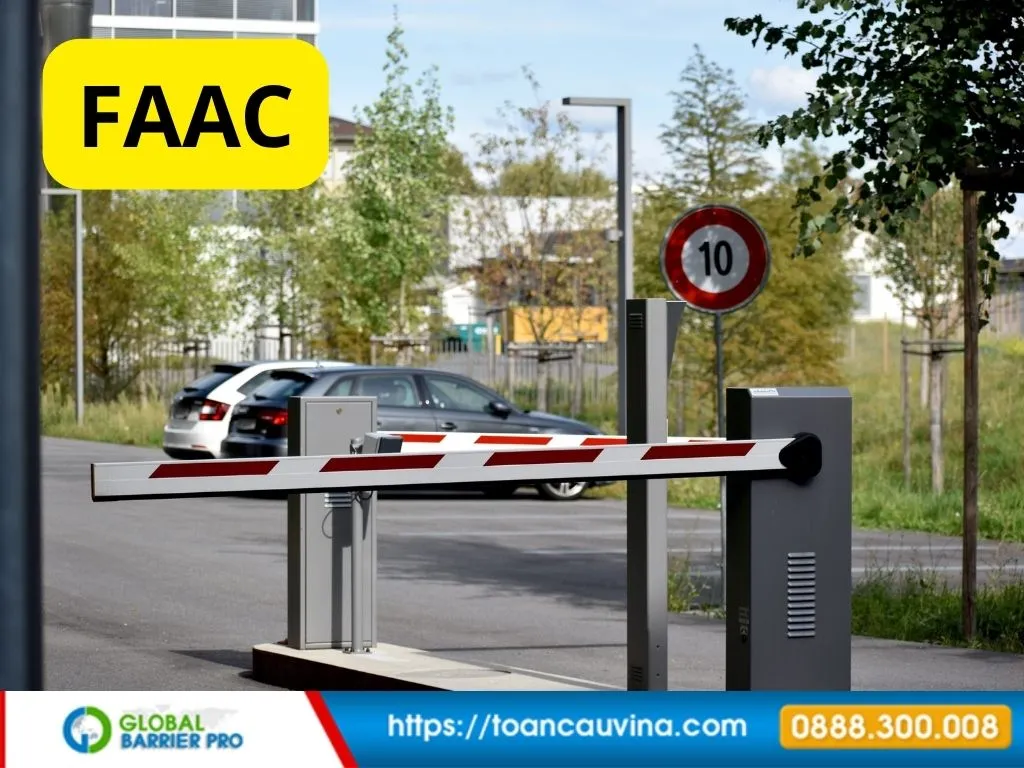 Báo giá barie cần thẳng 3m – 6m 13 Barie faac cho kiểm soát lối vào khu công nghiệp minh họa cho bài viết barie cần thẳng 3m đến 6m