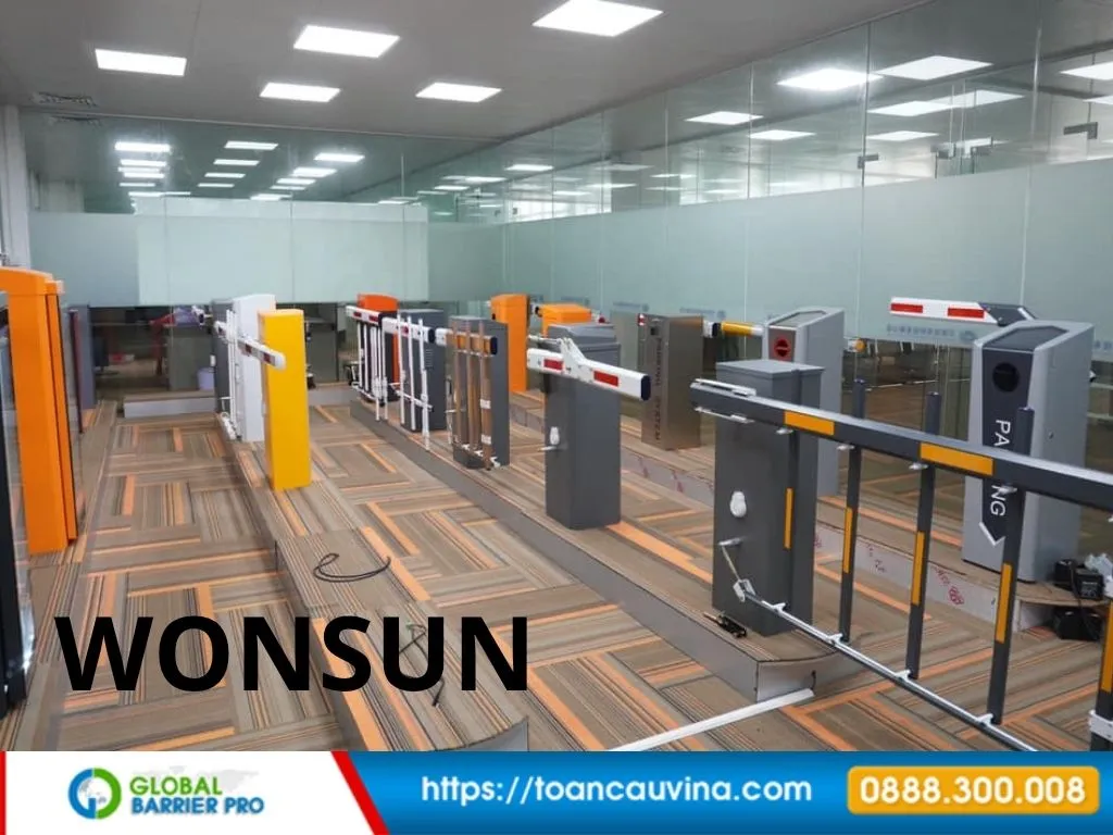 Báo giá barie tự động 2026 mới nhất (full các hãng) 11 Nhiều model barie wonsun cho dự án bãi xe minh họa cho bài viết báo giá barie tự động 2026