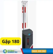Barrier tự động MAG BG657_180 dùng tay gập 180 độ cho tầng hầm và lối xe trần thấp.