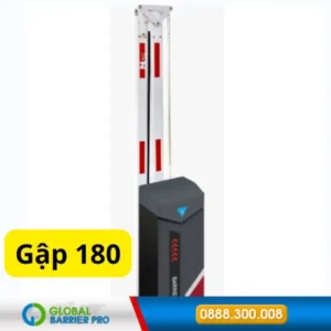 Barrier tự động MAG BG657_180 dùng tay gập 180 độ cho tầng hầm và lối xe trần thấp.