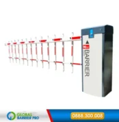 Barrier tự động MAG BR660T_FE dạng tay hàng rào giúp chắn kín làn xe hơn.