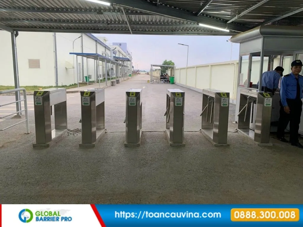 Hình minh họa cổng xoay 3 càng tripod turnstile số 3