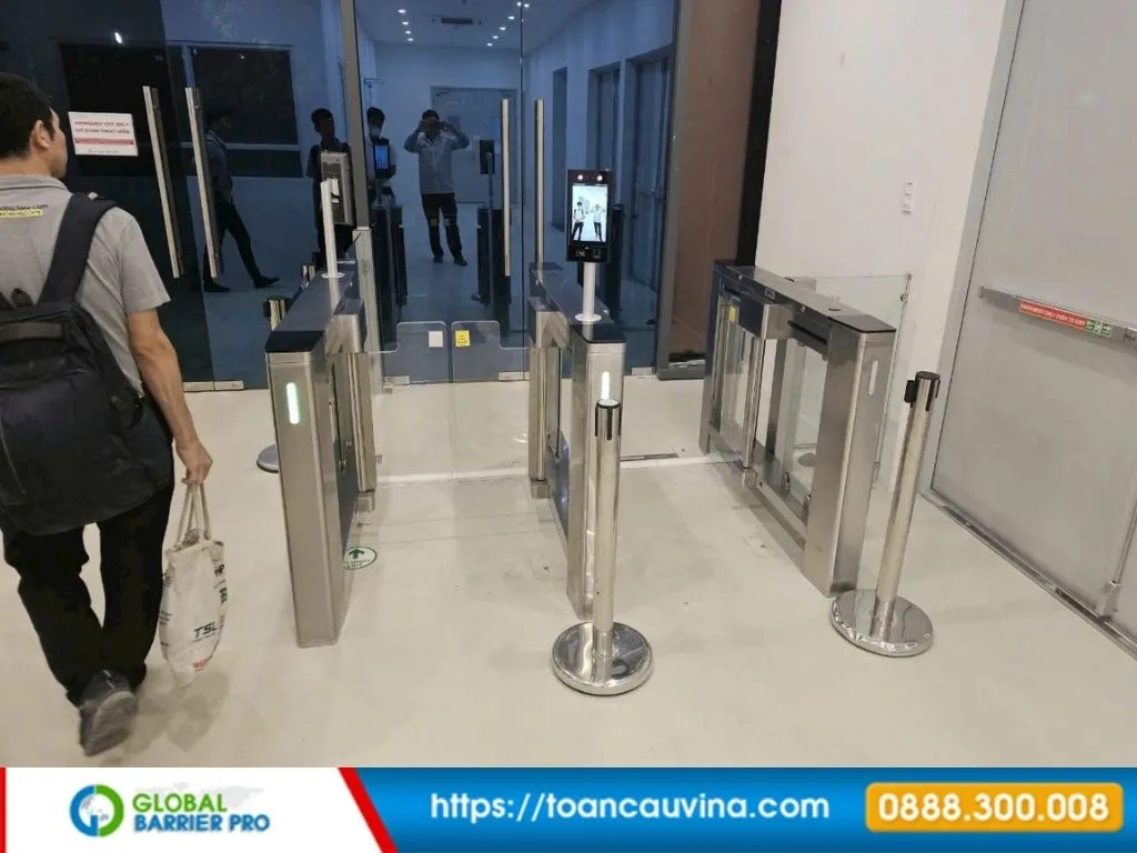 Hình minh họa cổng xoay 3 càng tripod turnstile số 10