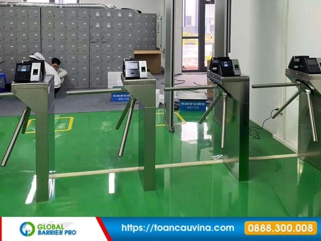 Hình minh họa cổng swing barrier số 6 cho ứng dụng thực tế