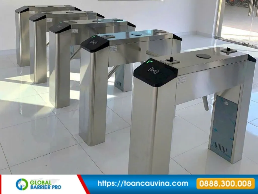 Hình minh họa cổng flap barrier số 4 cho bài cổng flap barrier