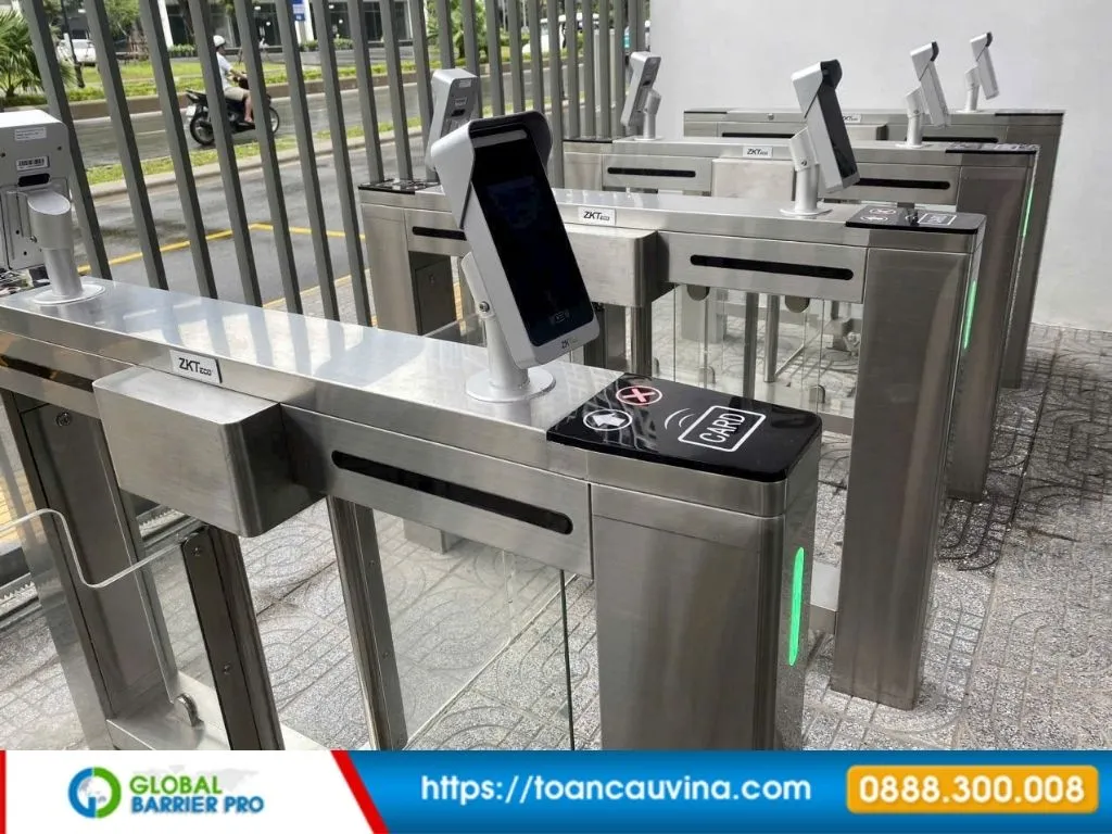 Hình minh họa cổng flap barrier số 8 cho bài cổng flap barrier