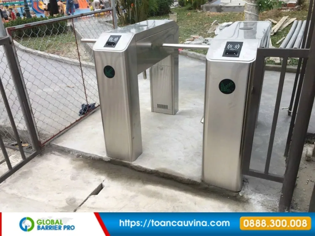 Hình minh họa cổng flap barrier số 9 cho bài cổng flap barrier