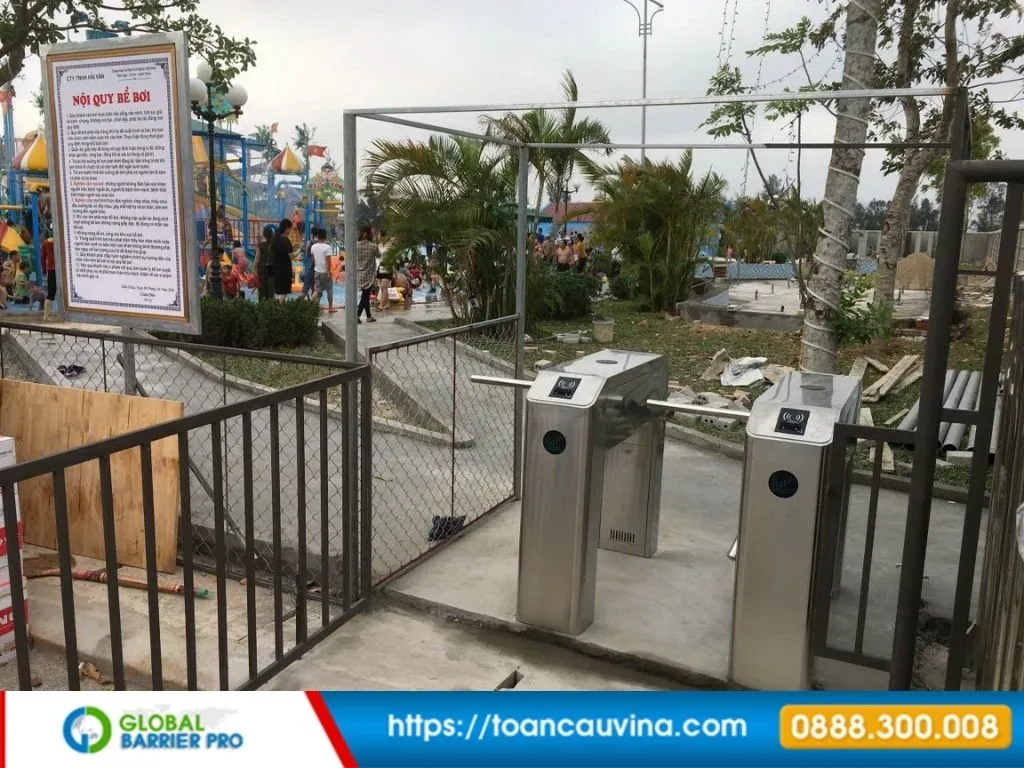Hình minh họa cổng flap barrier số 10 cho bài cổng flap barrier
