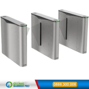 Hình ảnh Cổng Flap Barrier Hikvision DS-K3Y411X đúng model, có logo Global Vina và số 0888300008