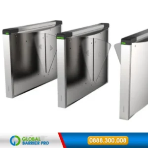Hình ảnh Cổng Flap Barrier Hikvision DS-K3Y501 đúng model, có logo Global Vina và số 0888300008