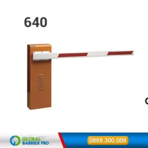 Thanh chắn barrier FAAC 640 là dòng barrier thủy lực công nghiệp cho làn xe rộng và tay cần dài.