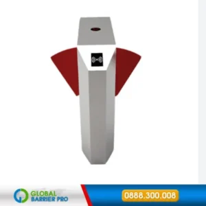 Hình ảnh Cổng Flap Barrier ZKTeco FBL2200 Pro đúng model, có logo Global Vina và số 0888300008