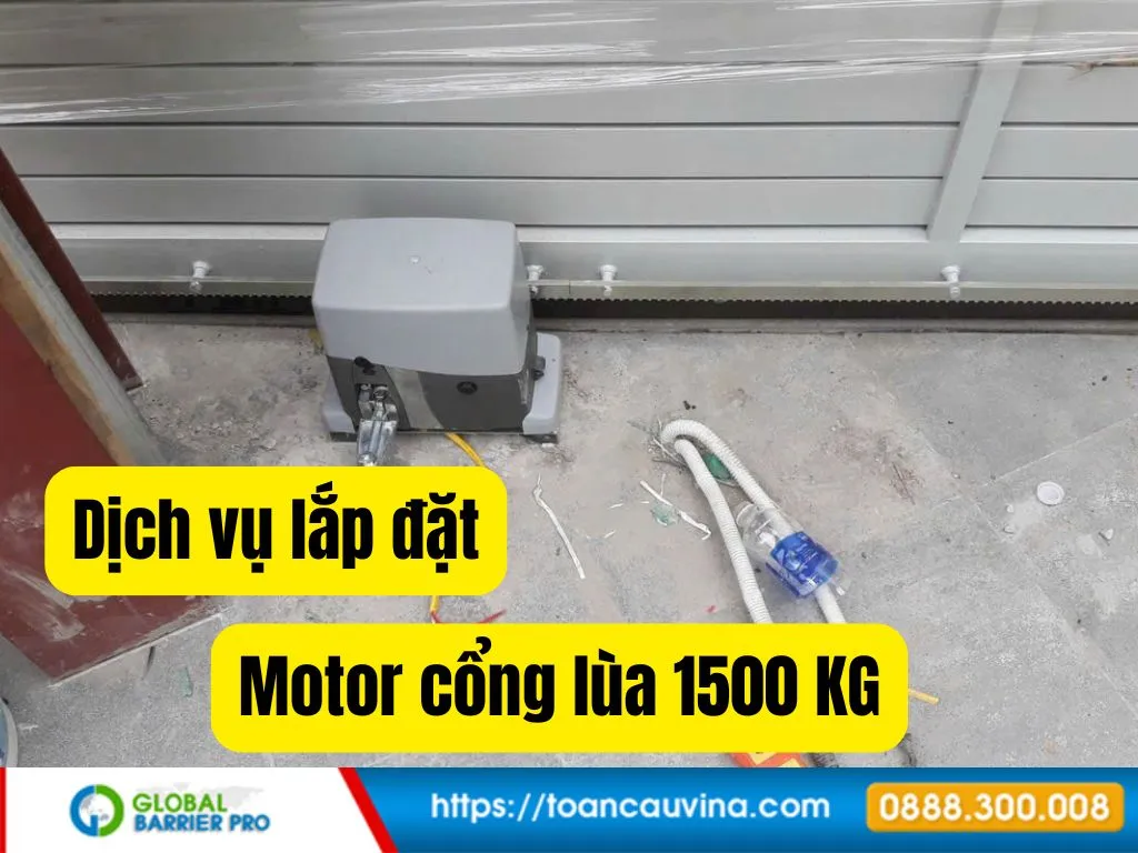 Motor cổng loại nào tốt nhất? Cách chọn theo đúng nhu cầu thực tế 38 Báo giá motor cổng trượt mới nhất 2026: Chi phí thiết bị, lắp đặt và phụ kiện - motor cổng trượt lắp thực tế tại công trình