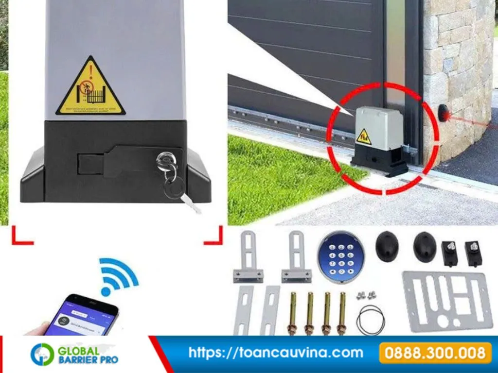 Lắp đặt motor cửa lùa chi tiết: khảo sát, đi dây, cân chỉnh và bàn giao 12 Lắp đặt motor cửa lùa chi tiết: khảo sát, đi dây, cân chỉnh và bàn giao - bo mạch điều khiển khi đấu nối hoàn thiện